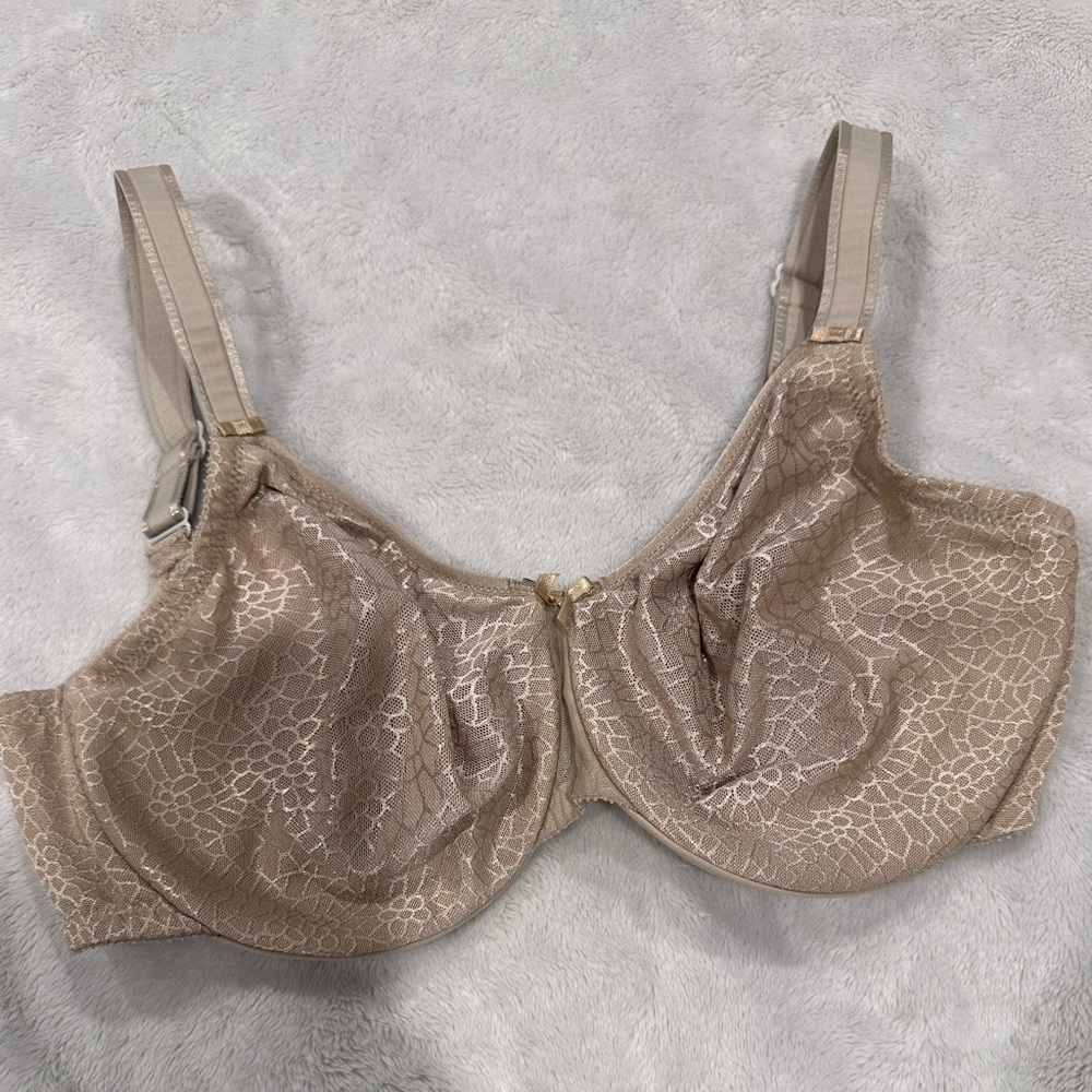 Chantelle beige bra size 36 DD
